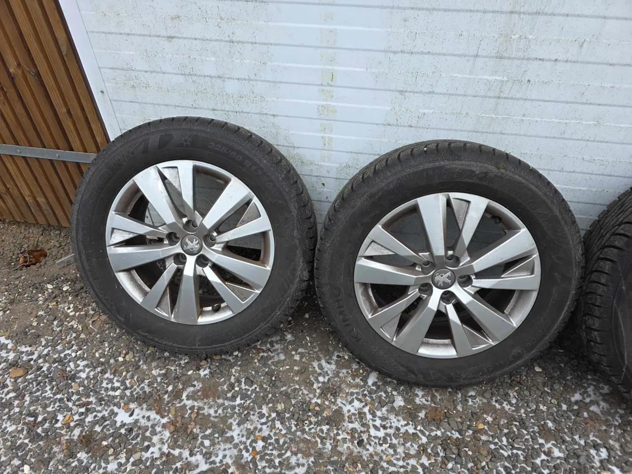 Billede 3 - Vinterdæk, Peugeot alufælge.