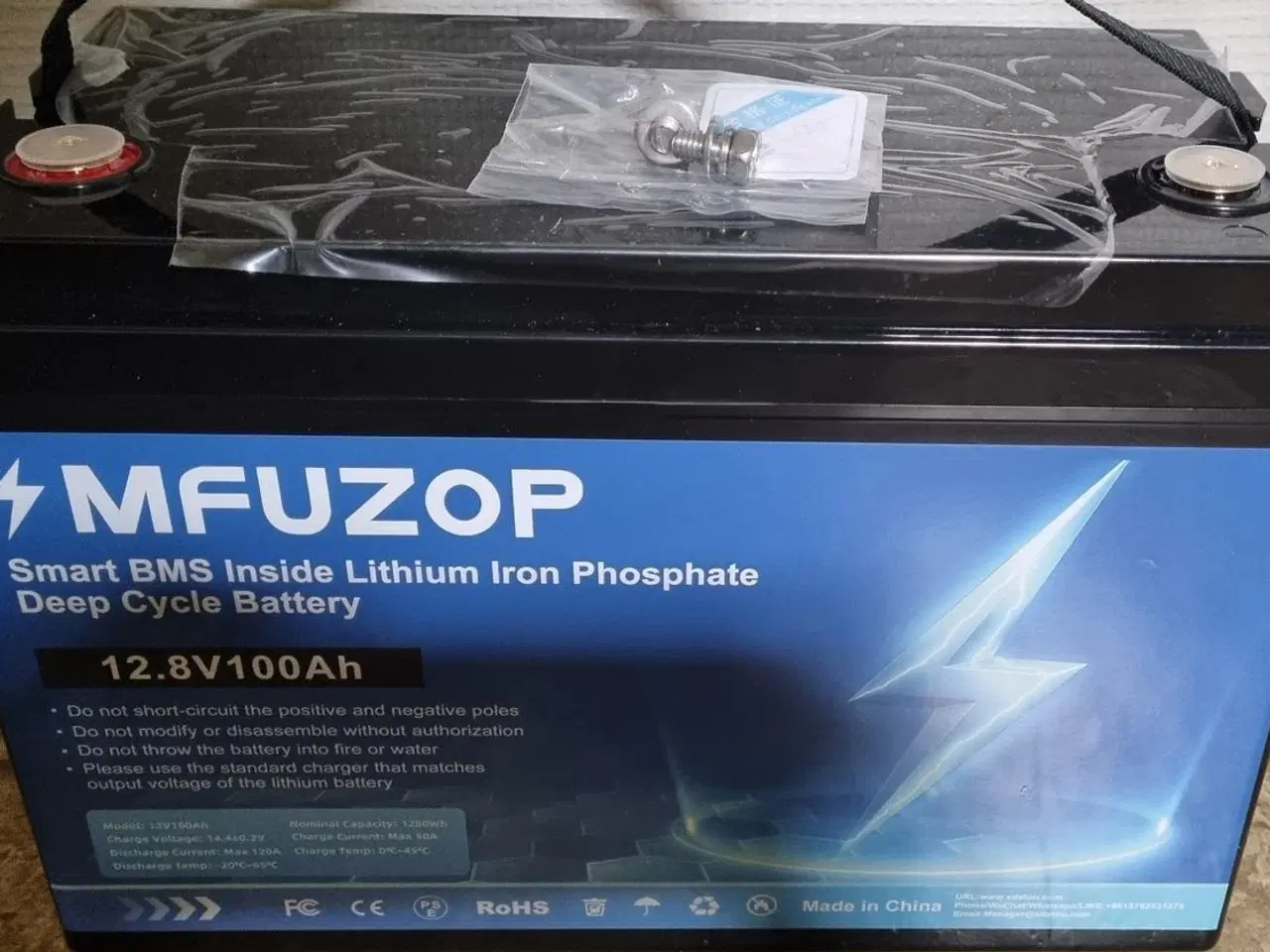 Billede 5 - LifePo4 -12,8V - 100 Ah