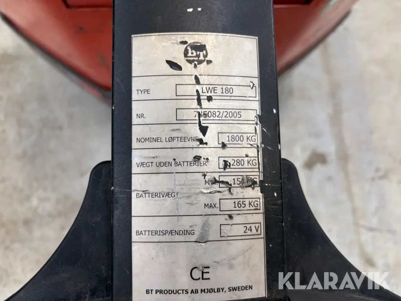 Billede 4 - Palleløfter BT LWE 180