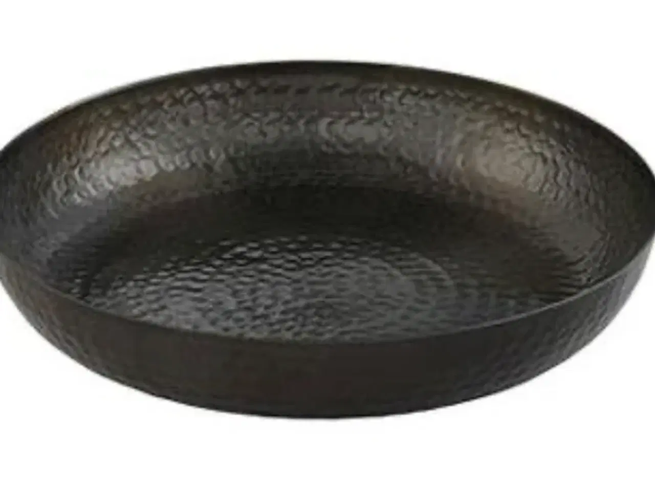 Billede 1 - Serveringsfad sort hammeret 360 mm  (Udstillingsmodel)
