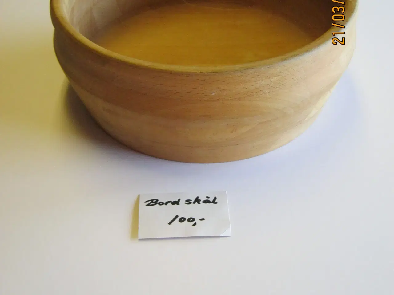 Billede 1 - træ bord skål