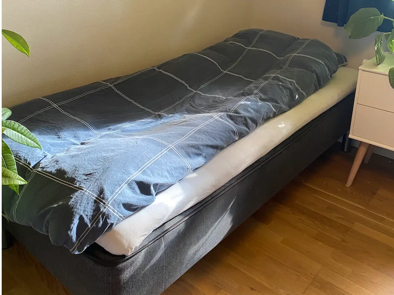Billede 1 - Enkeltmandsseng, boksmadras