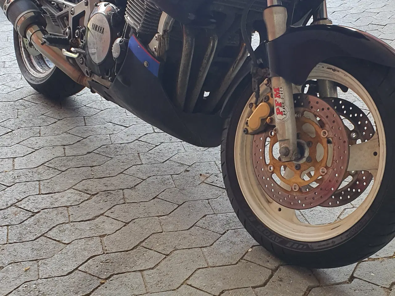 Billede 1 - Yamaha fj 1200 nysynet m. Plade.