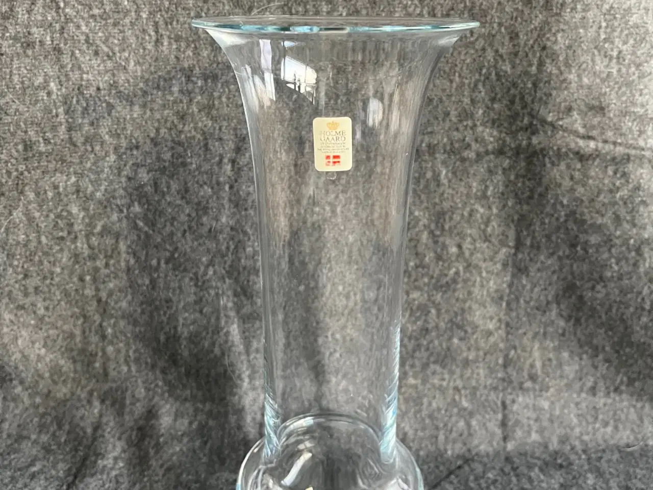 Billede 1 - Glas vase fra Holmegaard