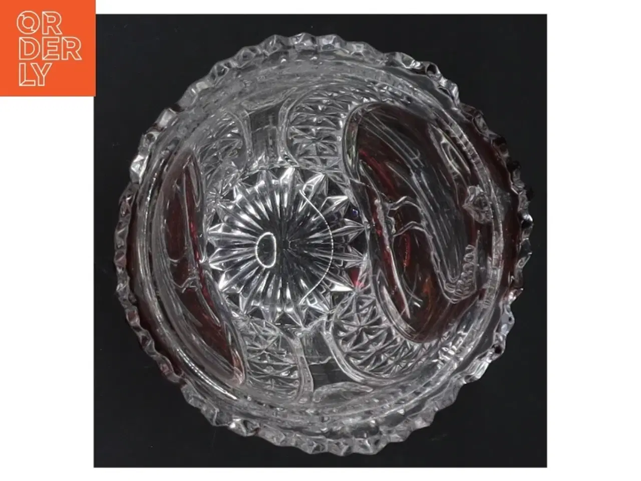 Billede 5 - Bøhmisk krystalglas klokke og skål sæt (str. 8 cm og 20 cm)