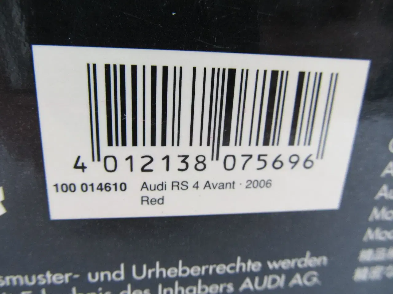 Billede 14 - 2006 Audi RS4 Avant B7 MINICHAMPS - 1:18