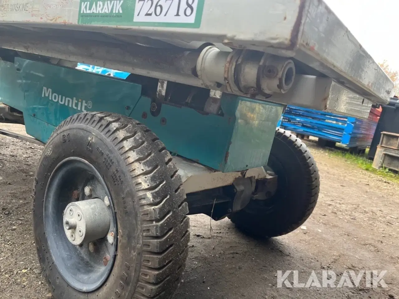 Billede 4 - Transport vogn Mountit Transittrolley med løfte funktion