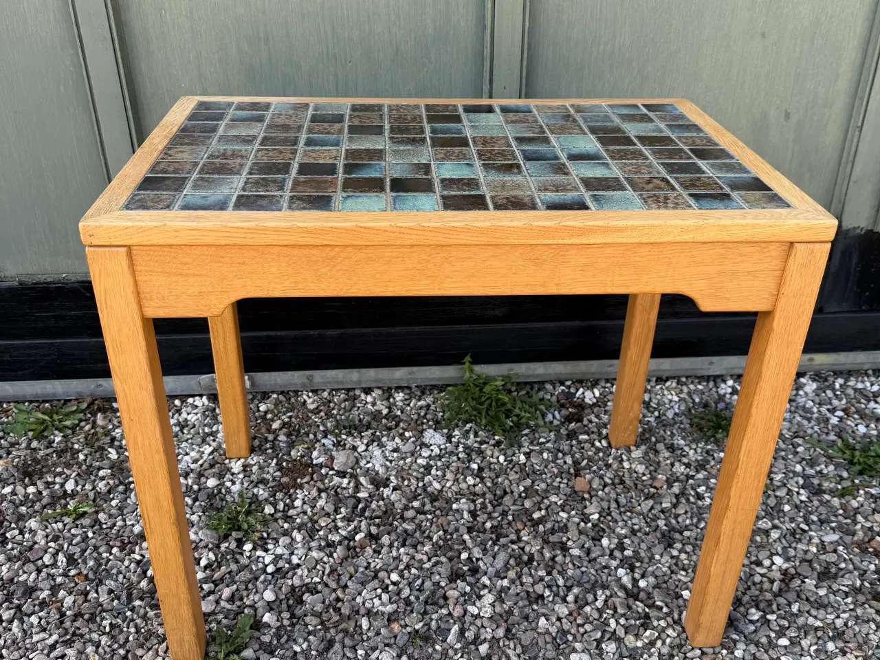 Billede 1 - Flot Hans J. Wegner sofabord med kakler