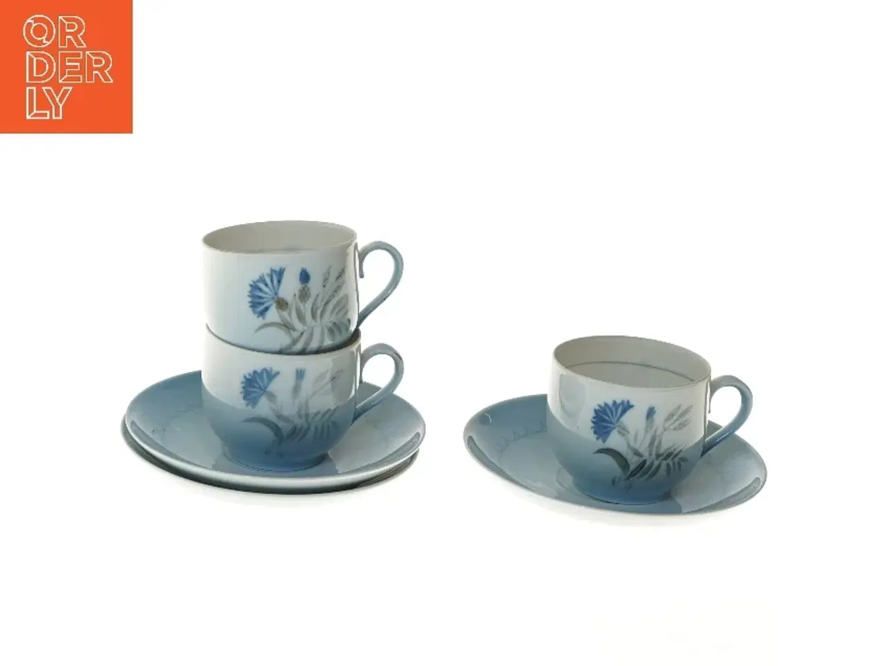 Billede 1 - Demeter , 3 par kaffekopper fra B&G (str. Ø 7 & 14 cm)