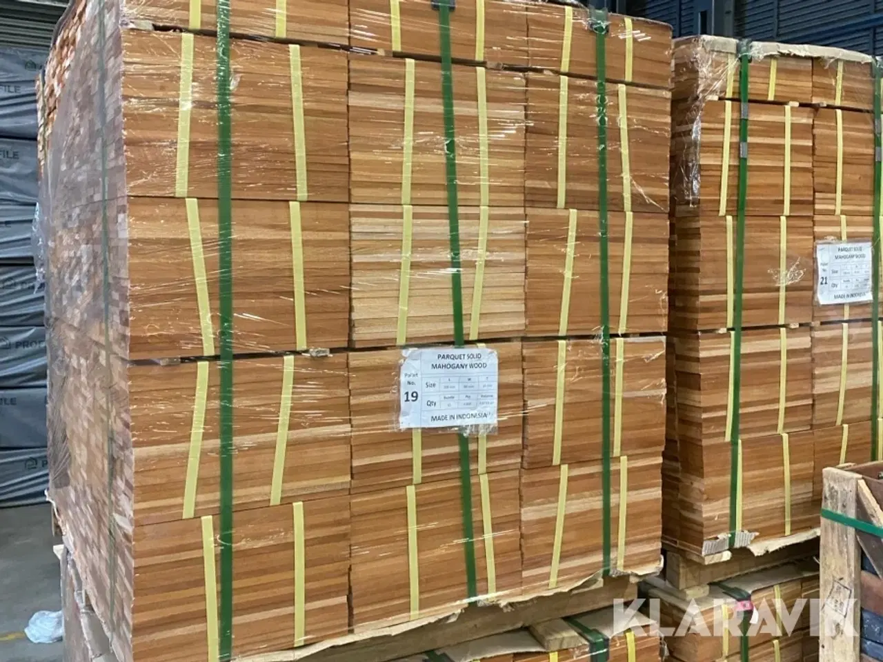Billede 2 - Parket gulv mahogni - 2 paller