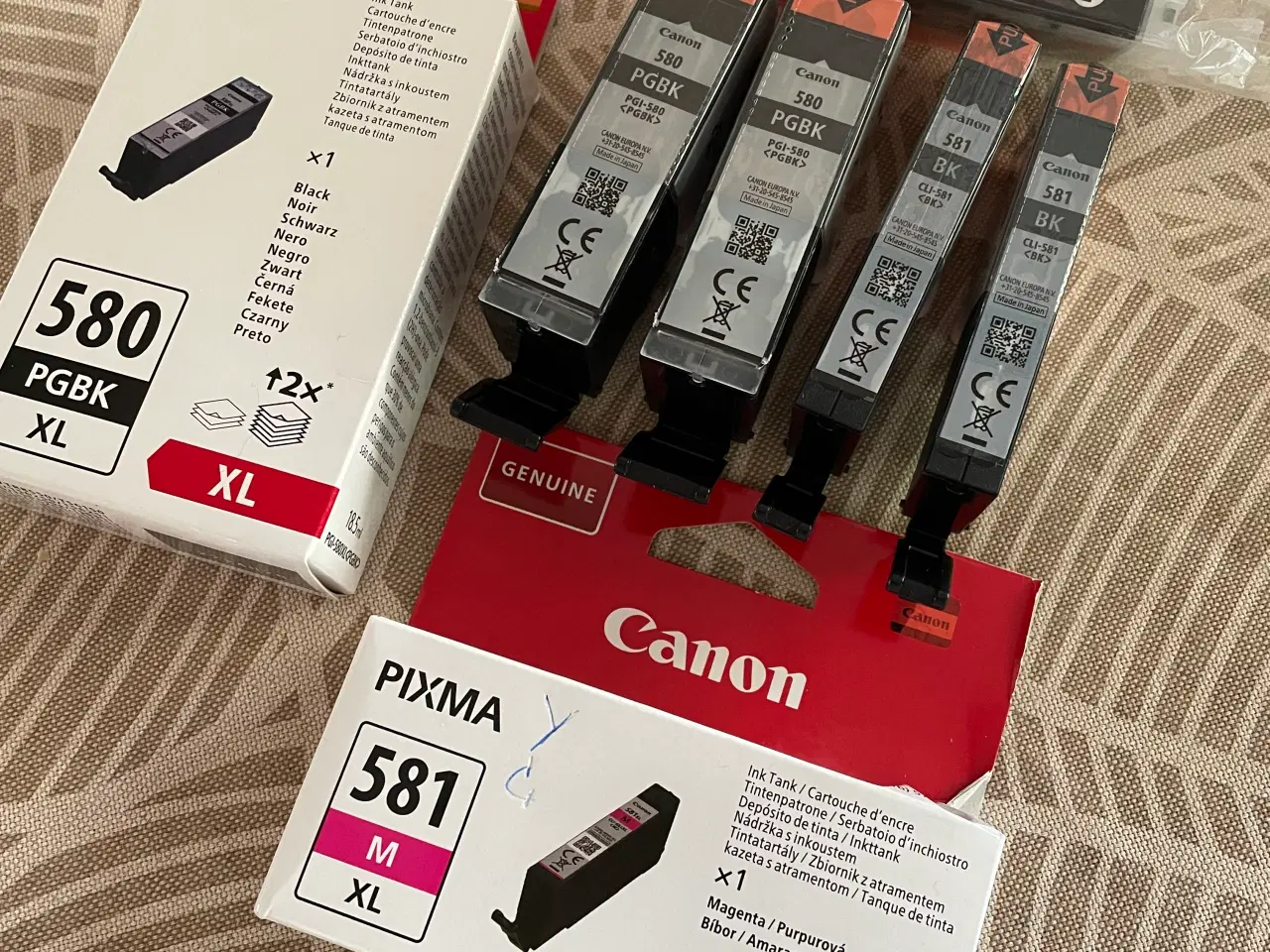 Billede 1 - Canon printerpatroner 580/581