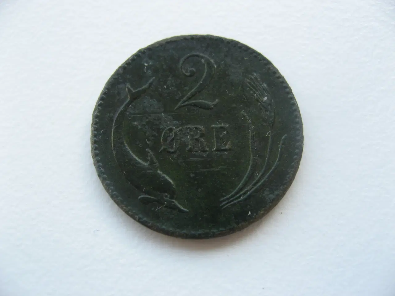 Billede 2 - Pæn delfin 2 øre 1876, Den sværeste i serien