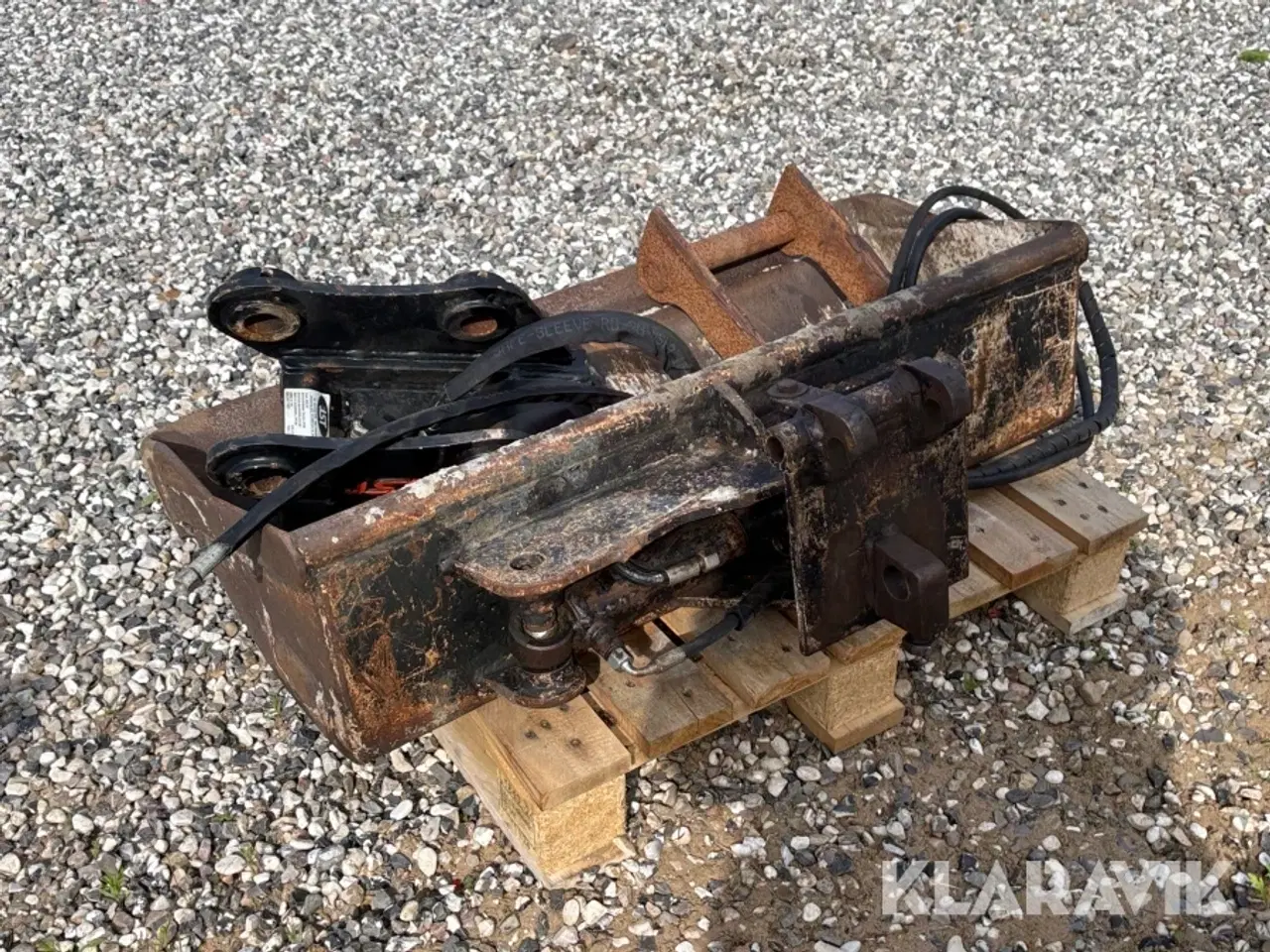 Billede 3 - Kipbar planerskovl og hydrauliskskifte