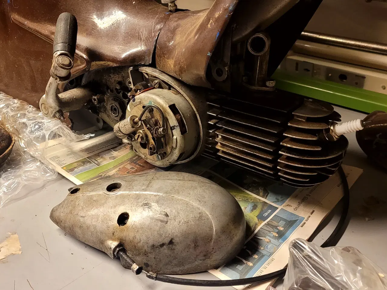 Billede 4 - Jawa 555 veteranknallert projekt fra 1961