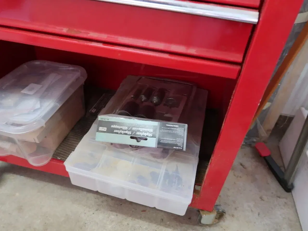 Billede 8 - Værktøjsvogn med div. Værktøj m.m.