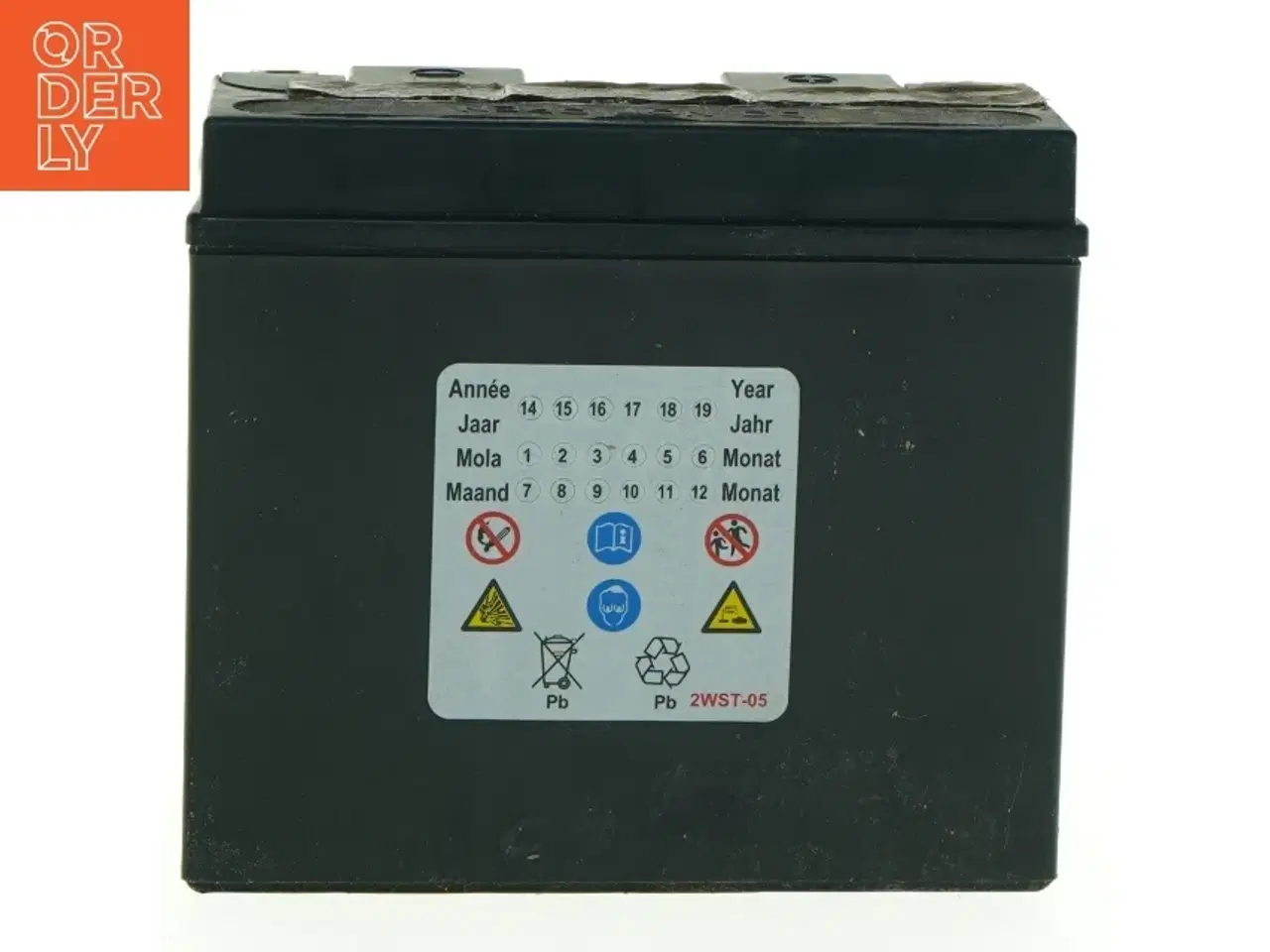 Billede 3 - Motorcykelbatteri LP YT12B-BS fra Agm (str. 15 x, 13 x 6 og en halv cm)