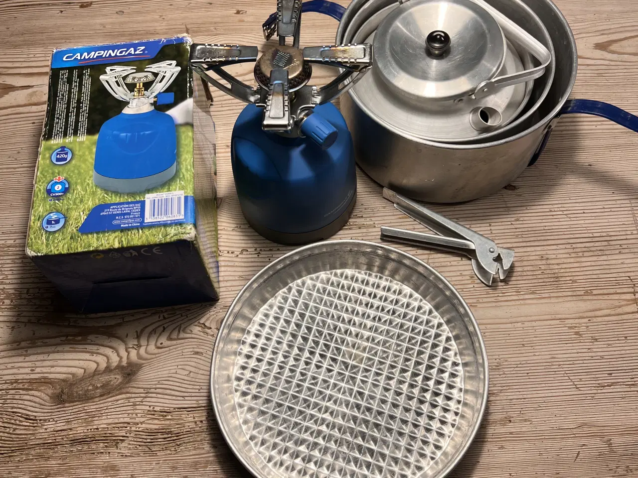 Billede 3 - Trangiasæt med gasbrænder