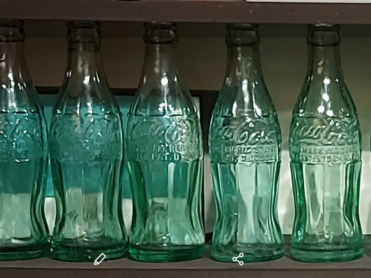 Billede 1 - KØBES !!!! Gamle Coca Cola flasker