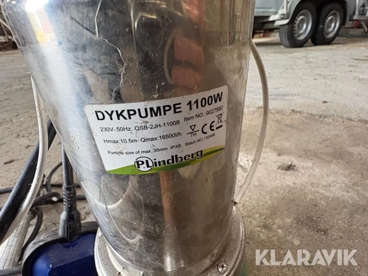 Billede 11 - Dykpumpe P.Lindberg med transportslanger