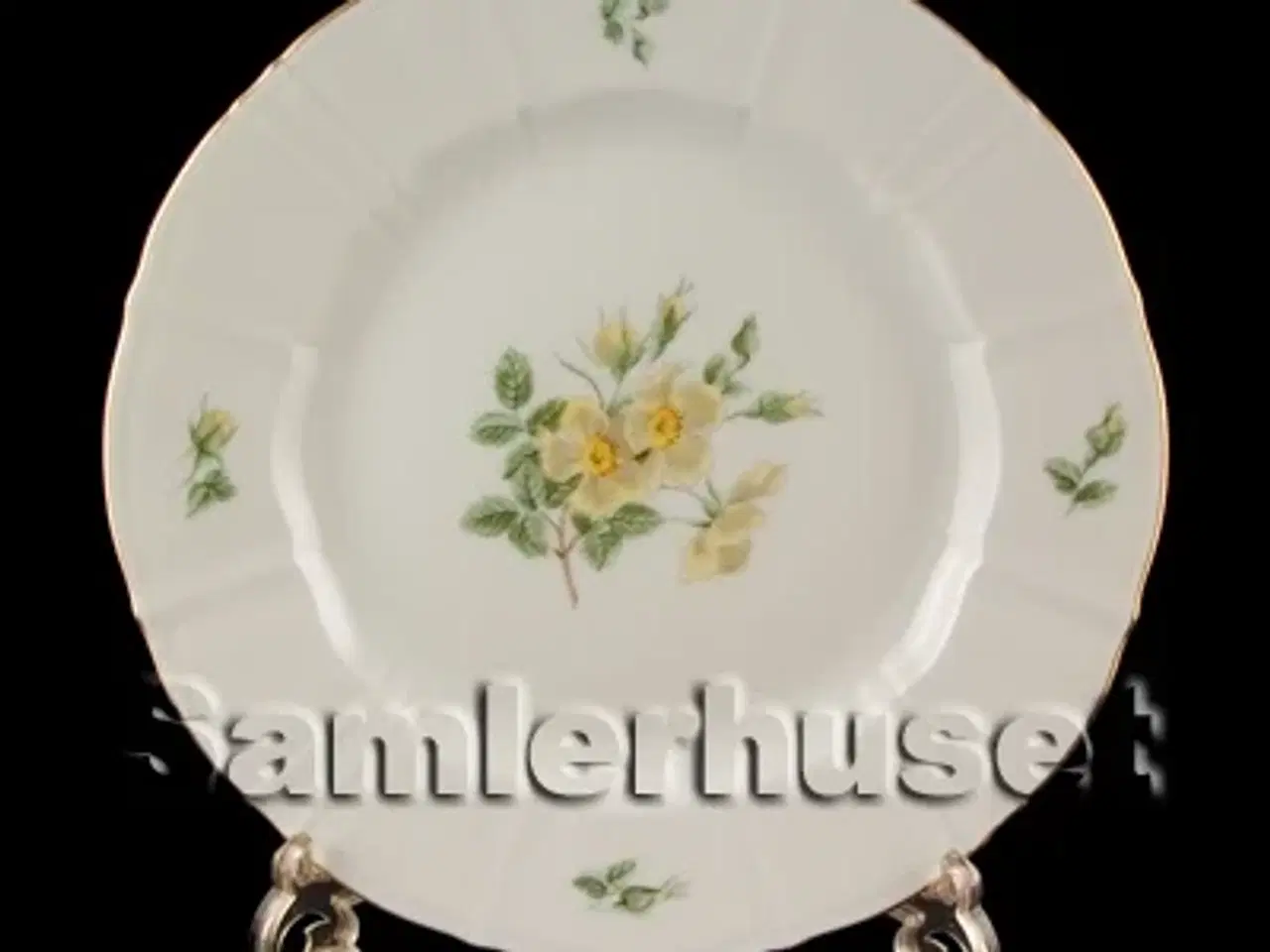 Billede 1 - Klitrose Tallerken Flad 21½ cm.