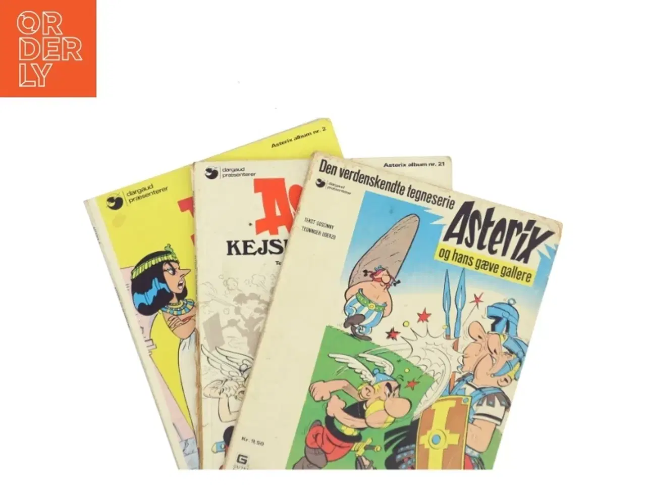 Billede 1 - 3 stk Asterix og hans gæve gallere af Goscinny (Bog)