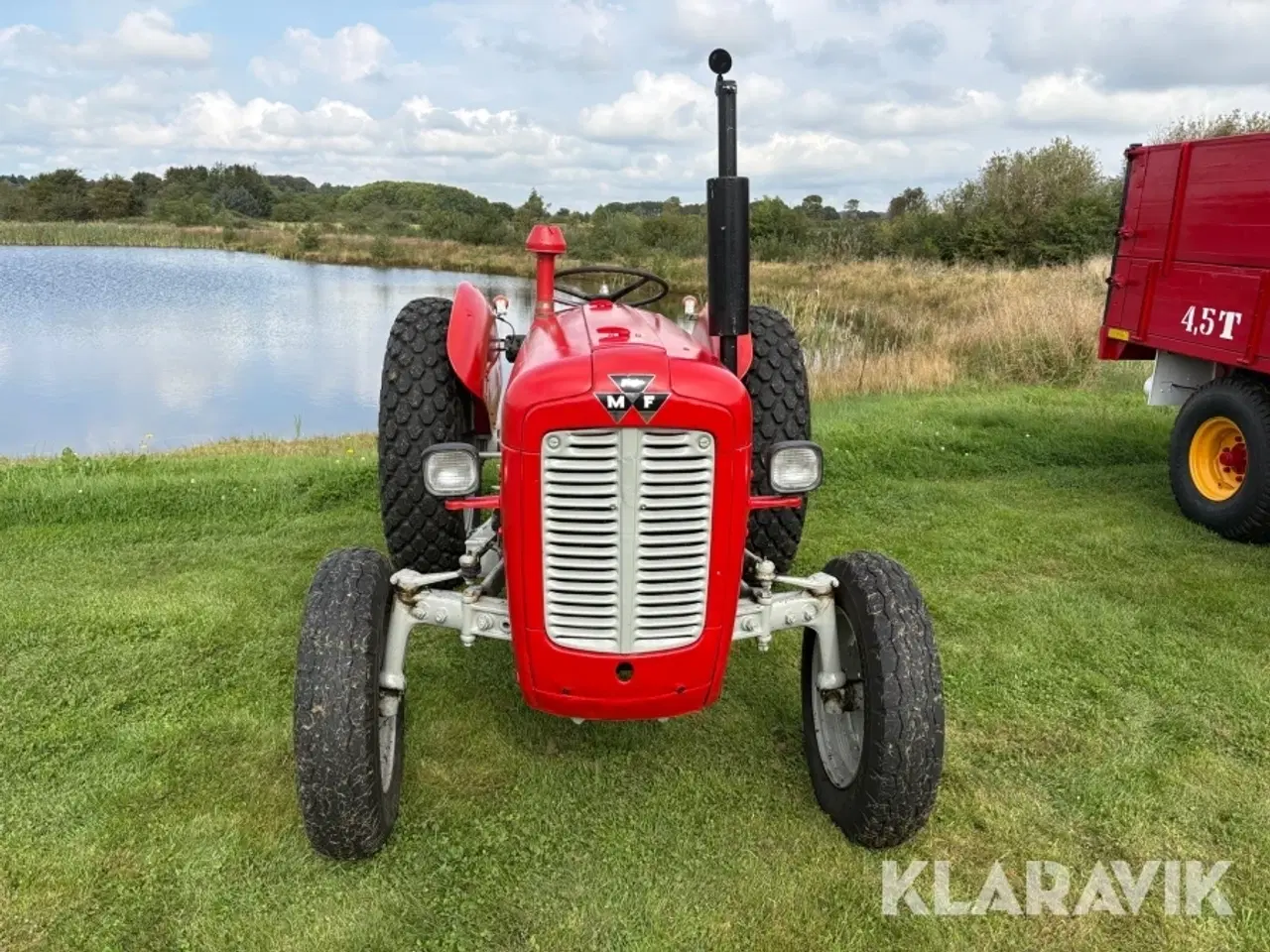 Billede 3 - Veterantraktor Massey Ferguson 35X 3-cylindret diesel