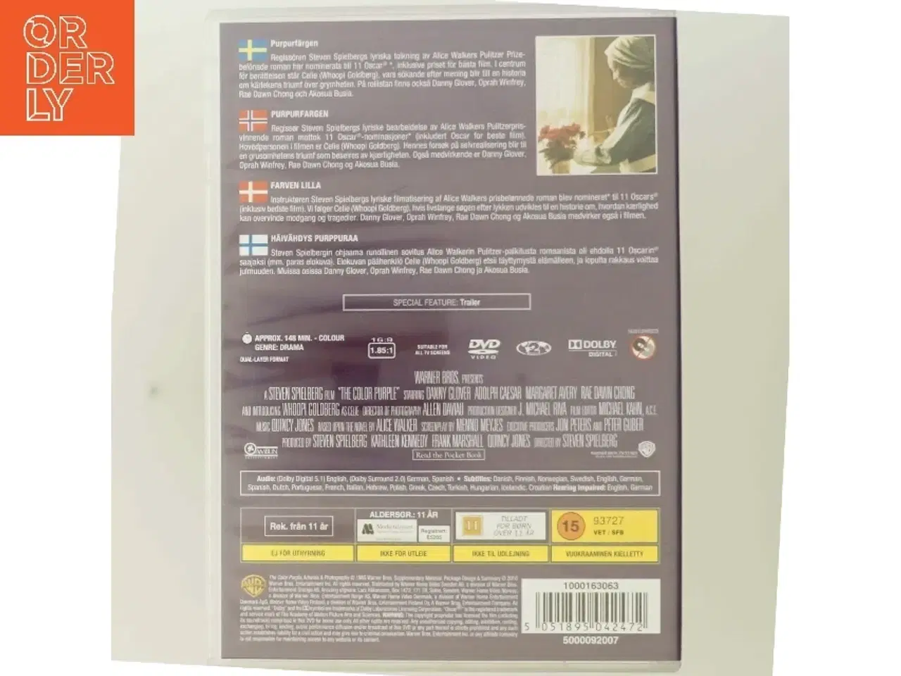 Billede 3 - DVD 'The Color Purple' fra Warner Bros.