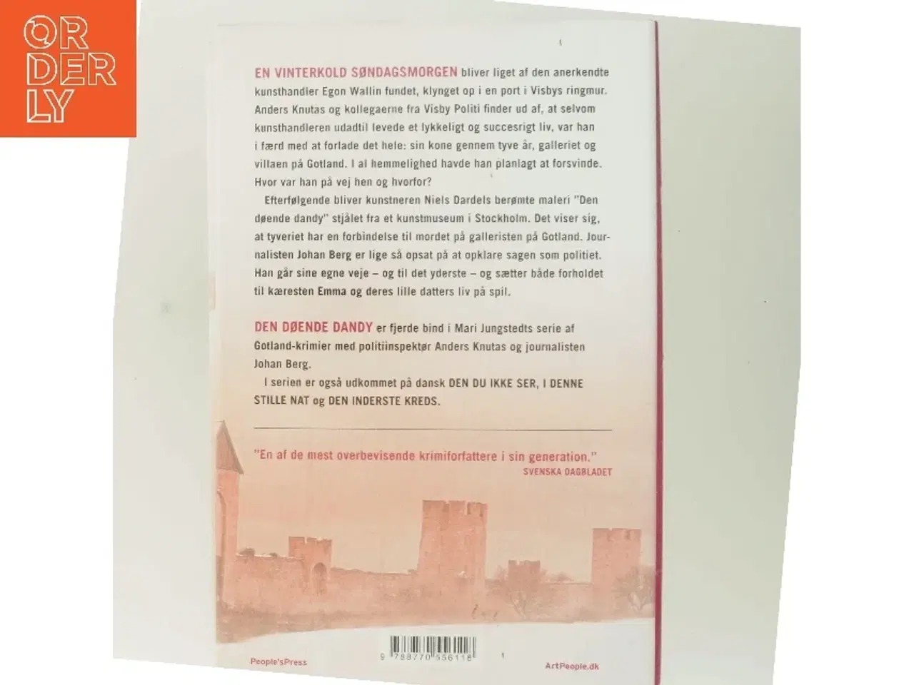 Billede 3 - Den døende dandy : kriminalroman af Mari Jungstedt (Bog)
