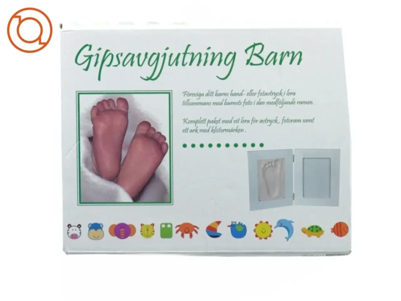 Billede 2 - Gips afstøbningssæt til babys hænder og fødder fra Gildet (str. 24 x 20 cm)