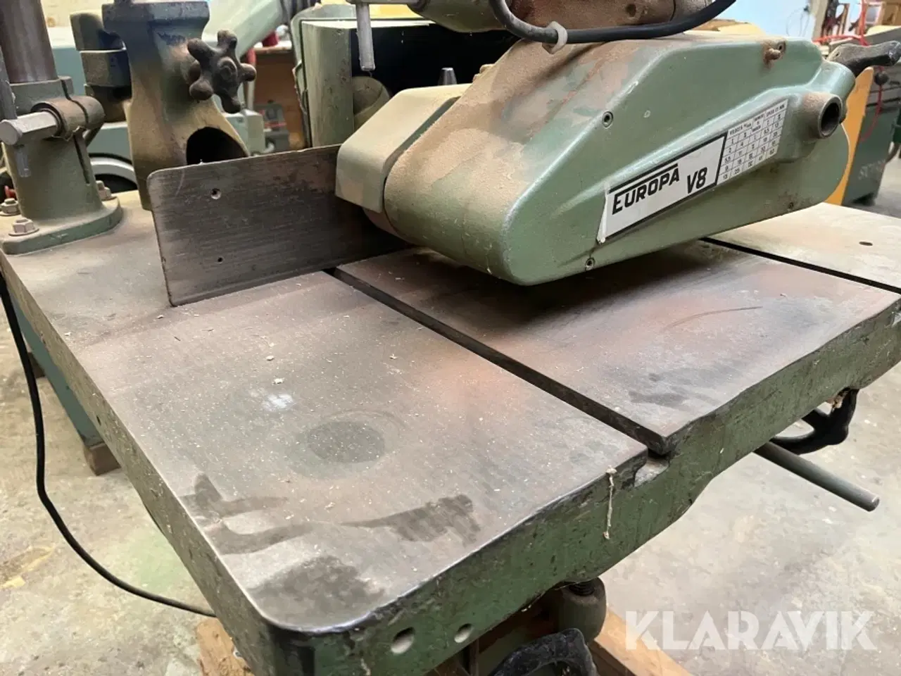 Billede 7 - Fræser J.Junget Europa V8 med værktøj