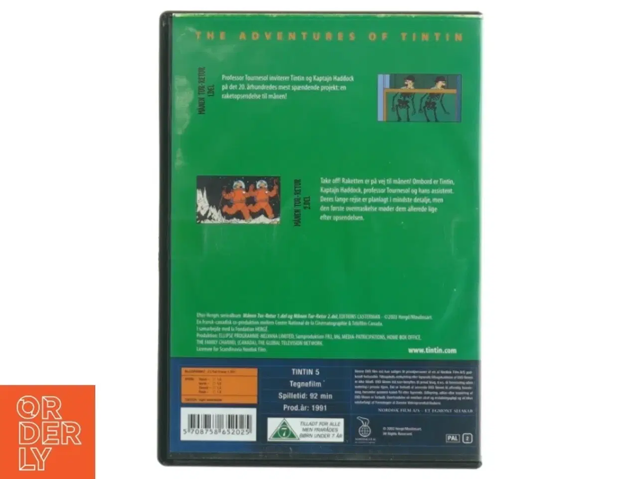Billede 4 - Tintin - Månen Tur-Retur DVD