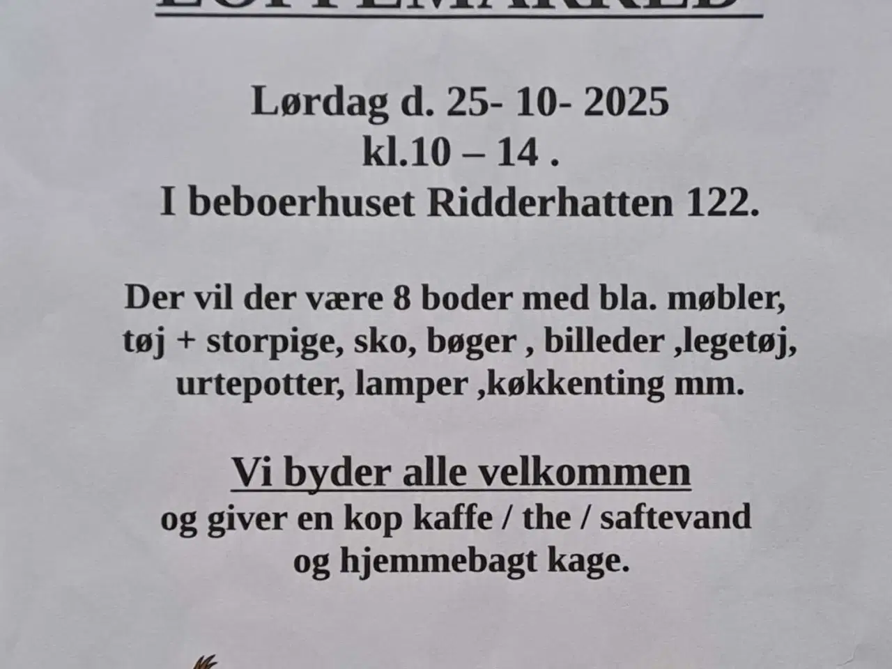 Billede 1 - Loppemarked 