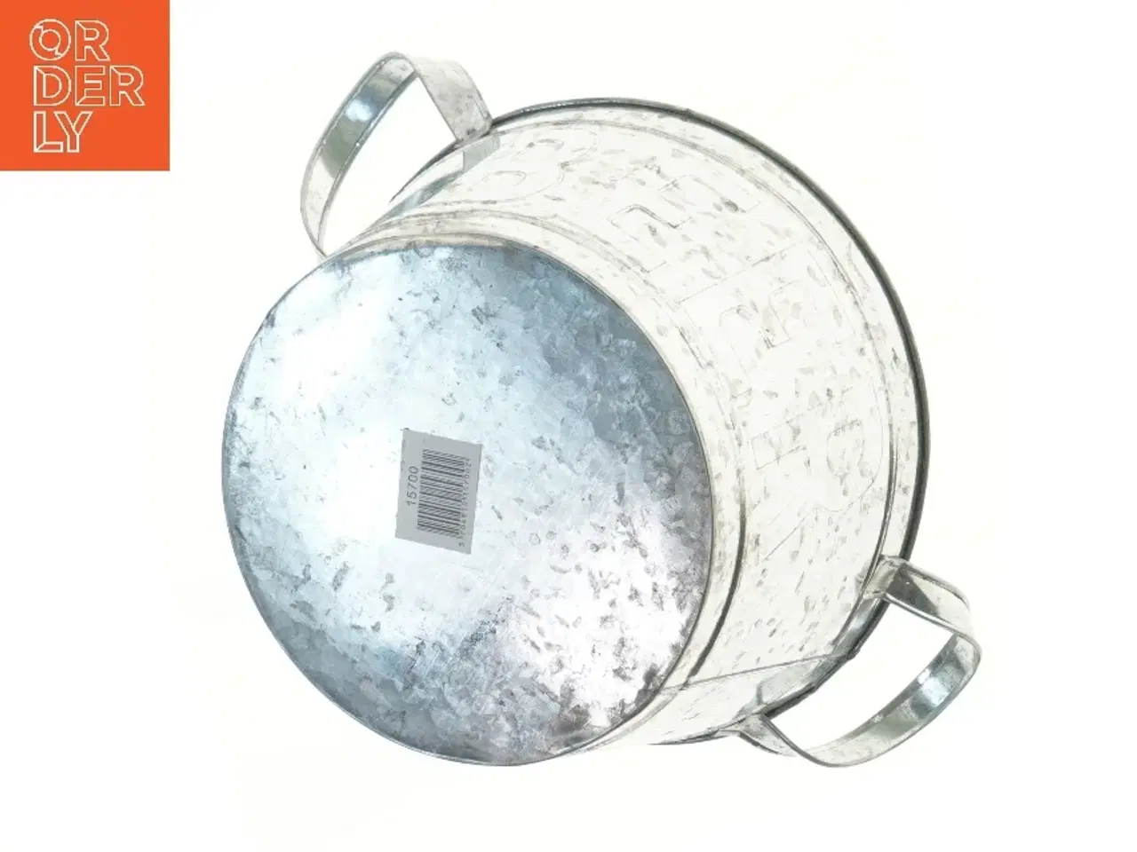 Billede 3 - Galvaniseret ølspand med håndtag (str. Ø 25 cm)