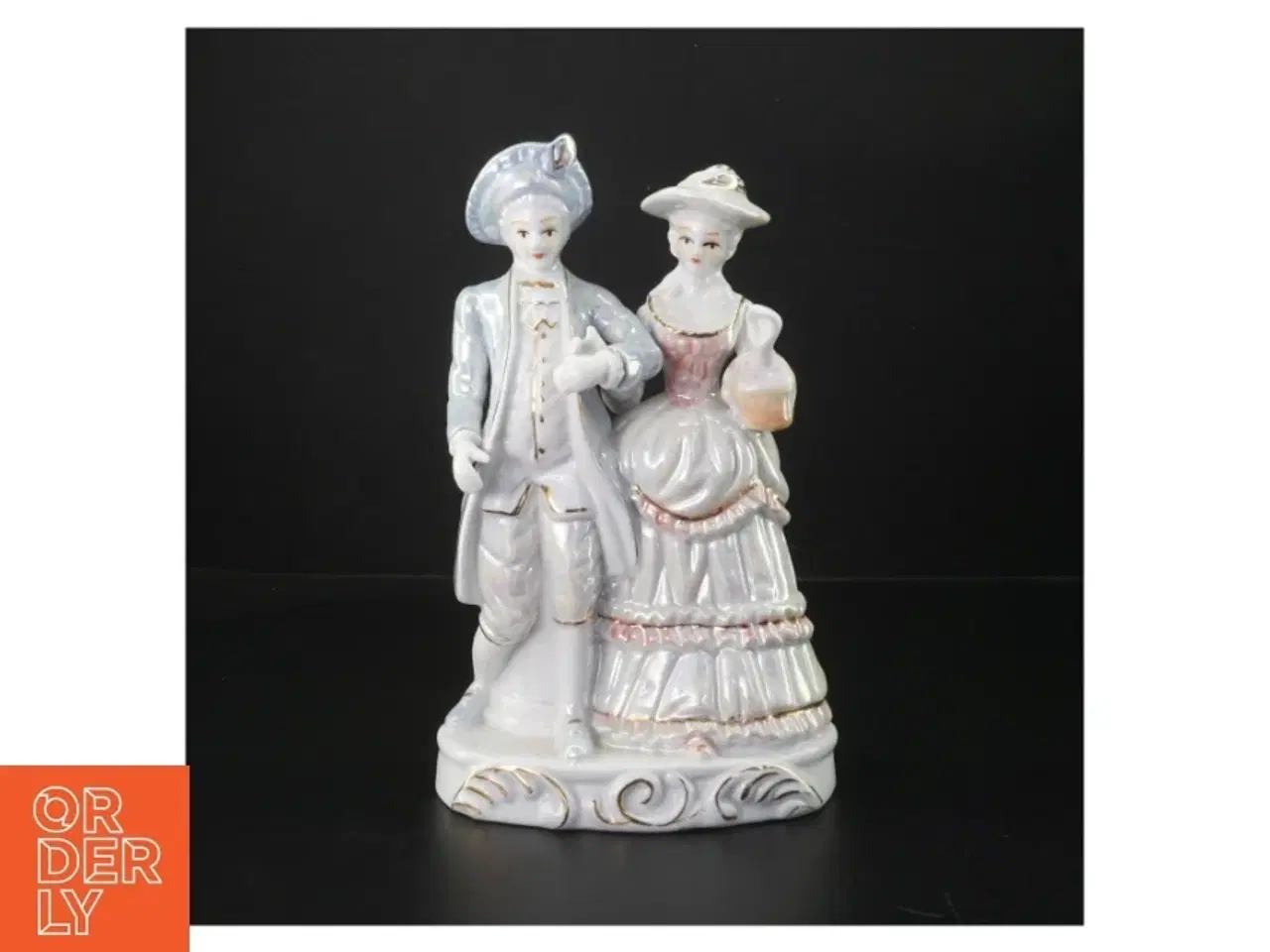 Billede 1 - Porcelænsfigur af par (str. H. 25 cm)