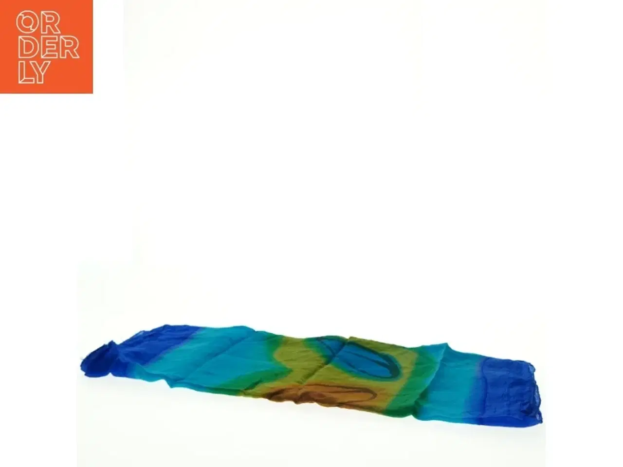 Billede 3 - Flerfarvet silketørklæde (str. 45 x 165 cm)