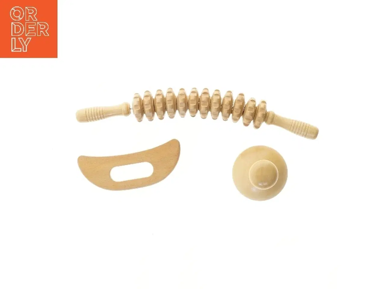 Billede 1 - Træ massageværktøj sæt (str. 44 cm)
