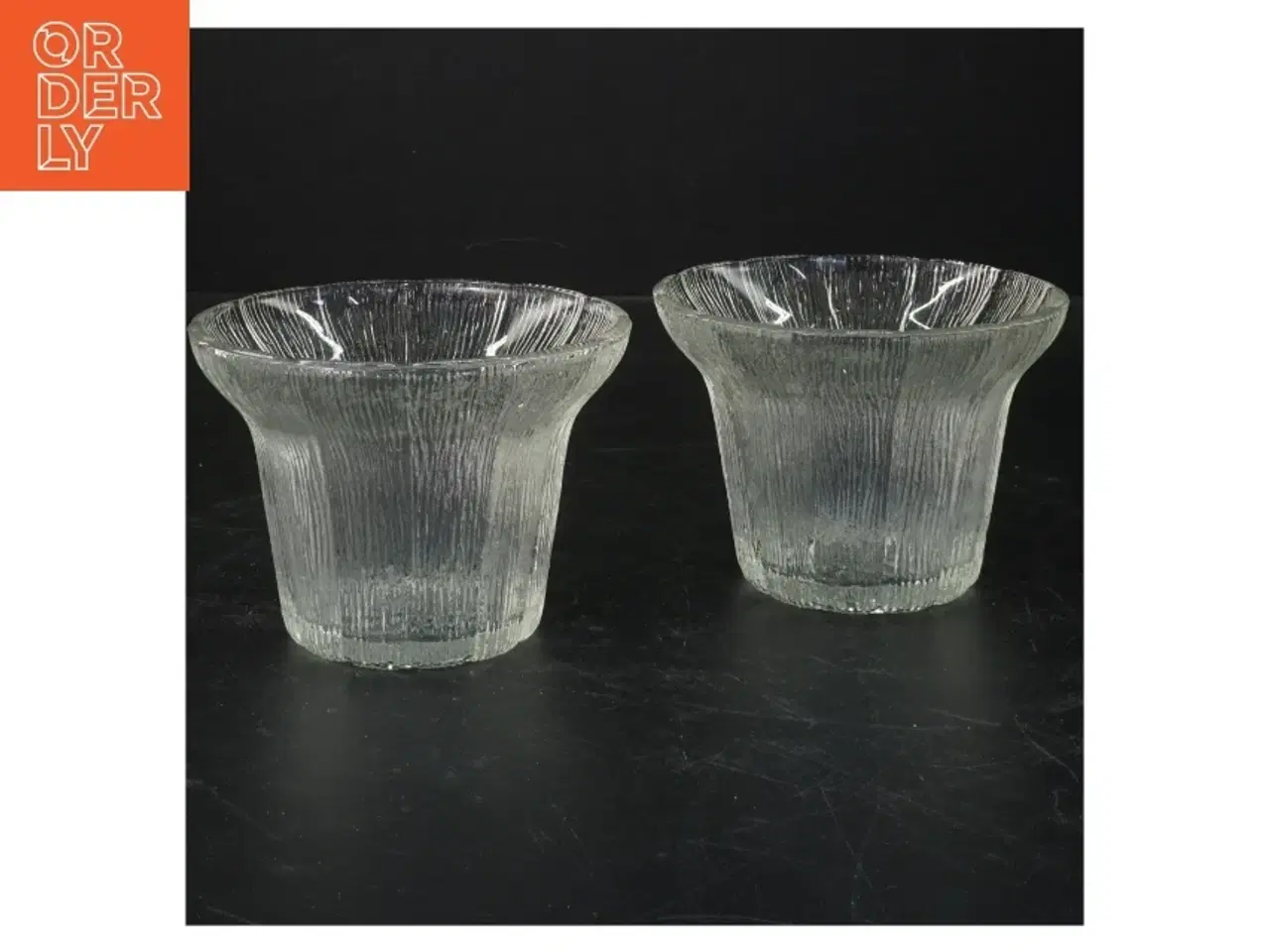 Billede 1 - Lysestager eller Glasvaser (str. 9 cm)