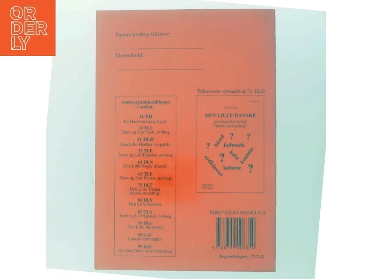 Billede 3 - Træn brugen af Den lille danske og lær den danske grammatik af Niels Jesper Sørensen (Bog)