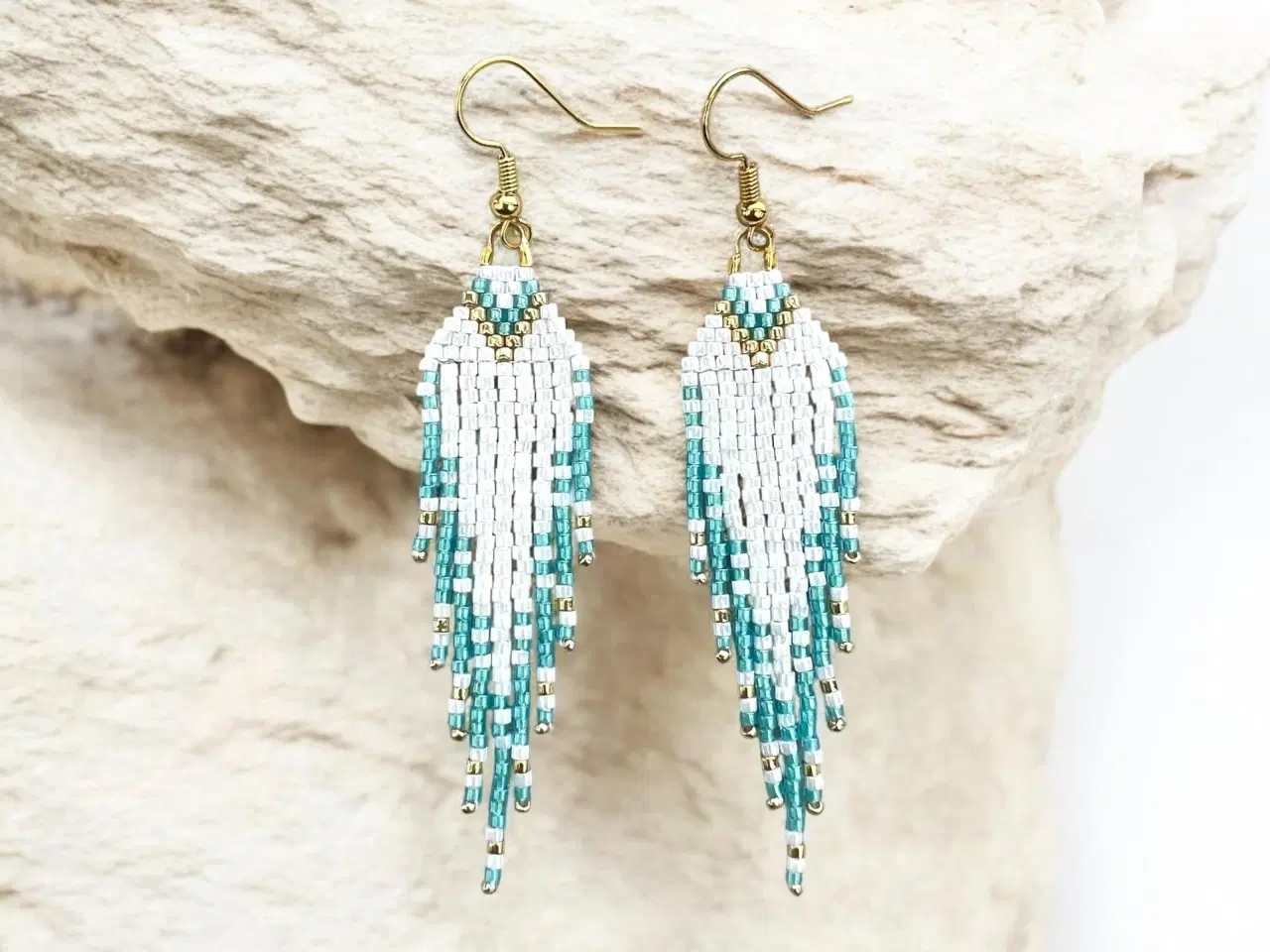 Billede 3 - Grønlandske perle øreringe