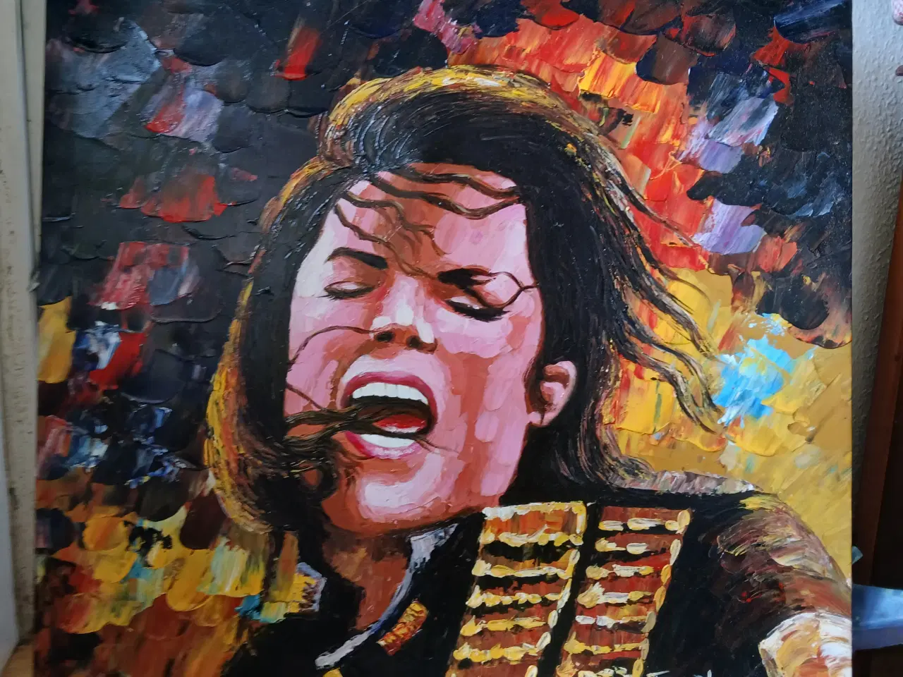 Billede 1 - maleri amerikansk kunstner af Michael Jackson