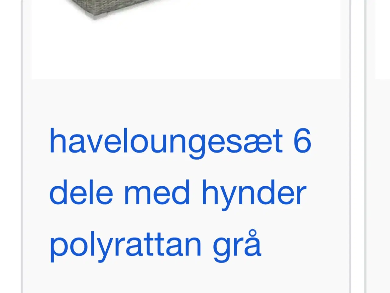 Billede 3 - Loungemøbler i grå 