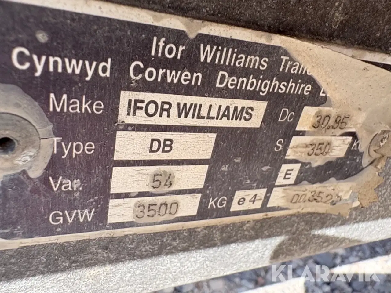 Billede 9 - Maskintrailer 3 akslet Ifor Williams GP147-3 3500kg