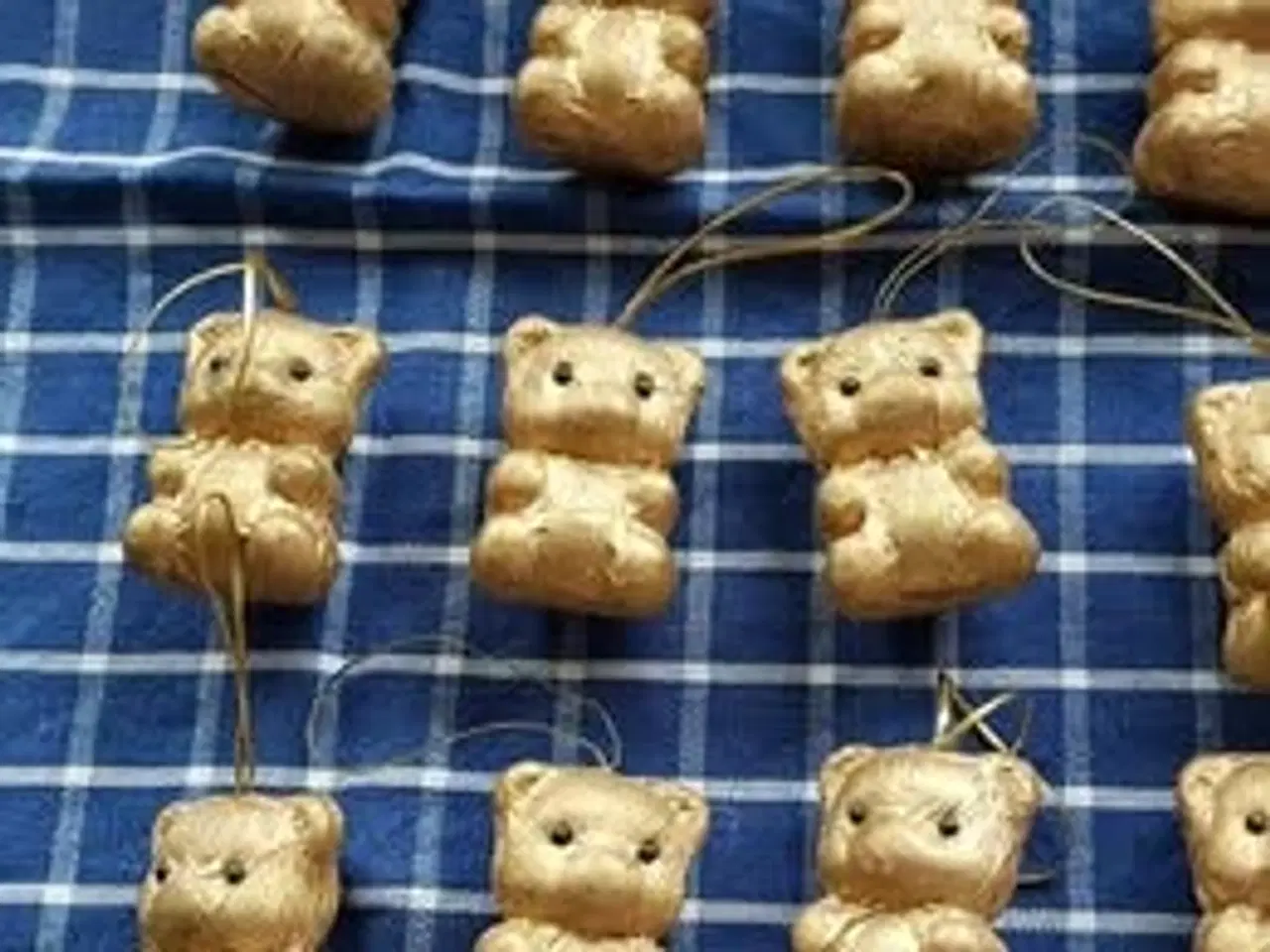 Billede 1 - Guld bamser til ophæng