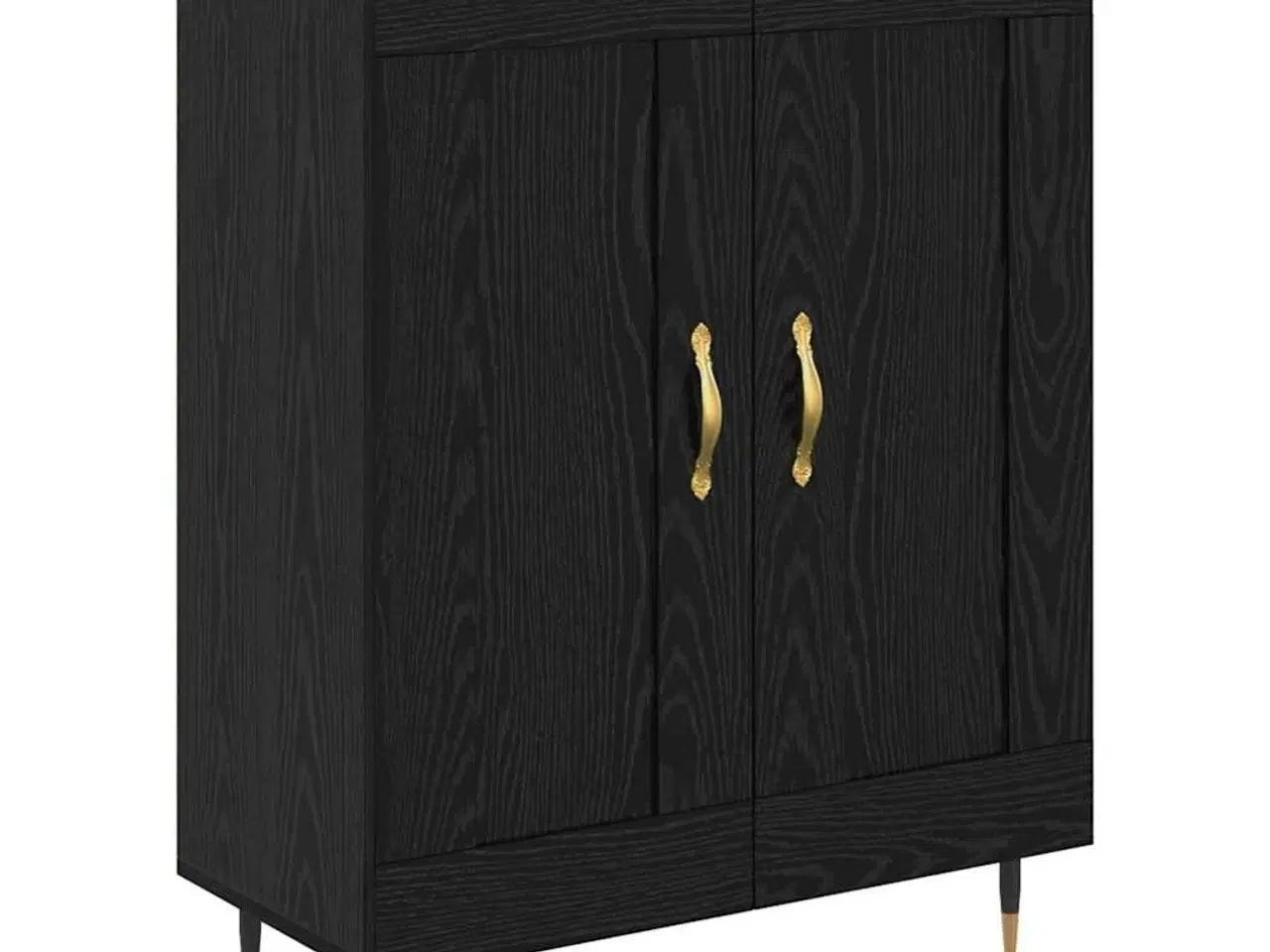 Billede 6 - Highboard 2 stk Sort eg 69,5 x 34 x 180 cm Konstrueret træ