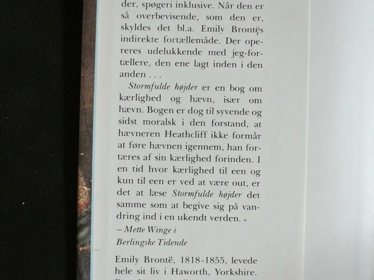 Billede 2 - stormfulde højder, af emily bronte, genre: roman