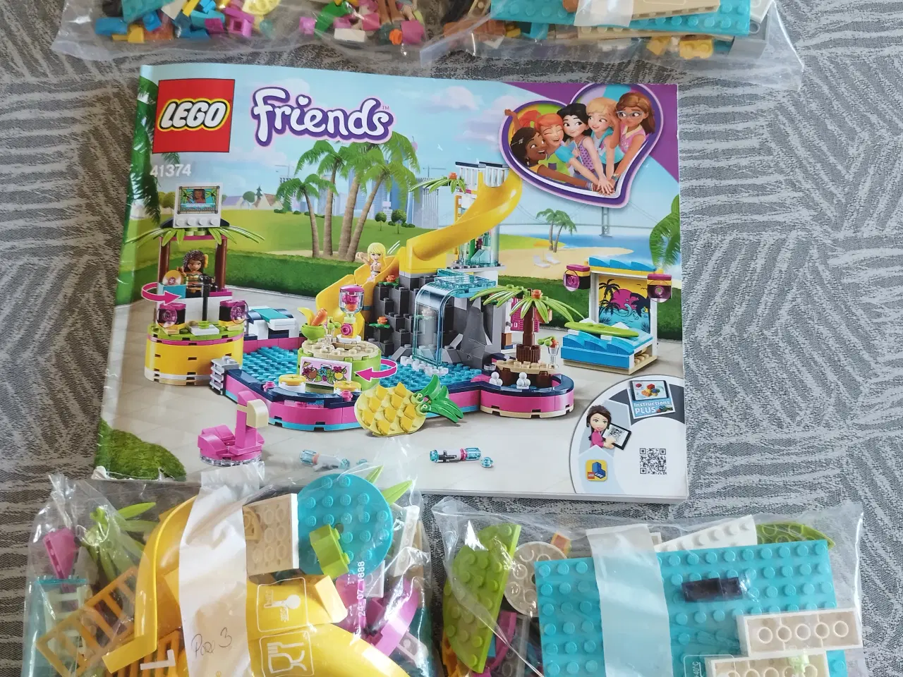 Billede 2 - Lego Friends 41374 Andreas poolparty