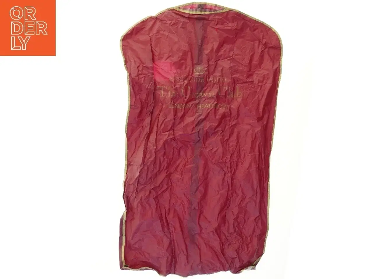 Billede 2 - Rød tøjpose med logo (str. 99x58 cm)