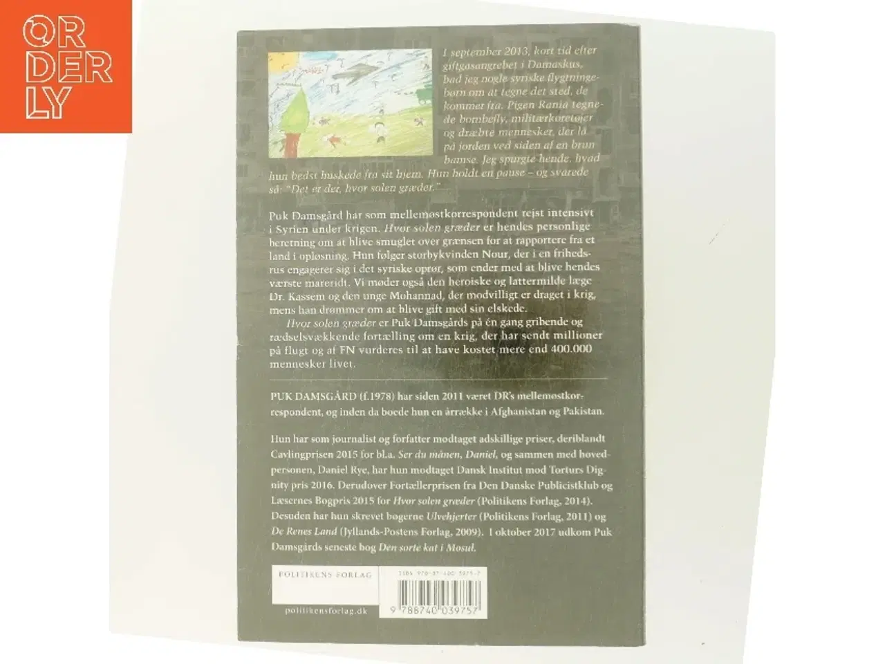 Billede 3 - Hvor solen græder - en fortælling fra Syrien af Puk Damsgård Andersen (Bog)