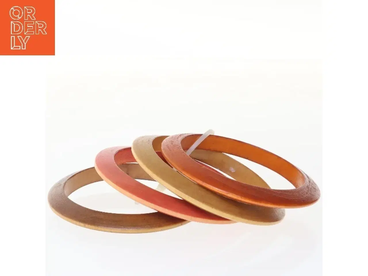 Billede 2 - Træarmringe i forskellige farver (str. Ø 8,5 cm)