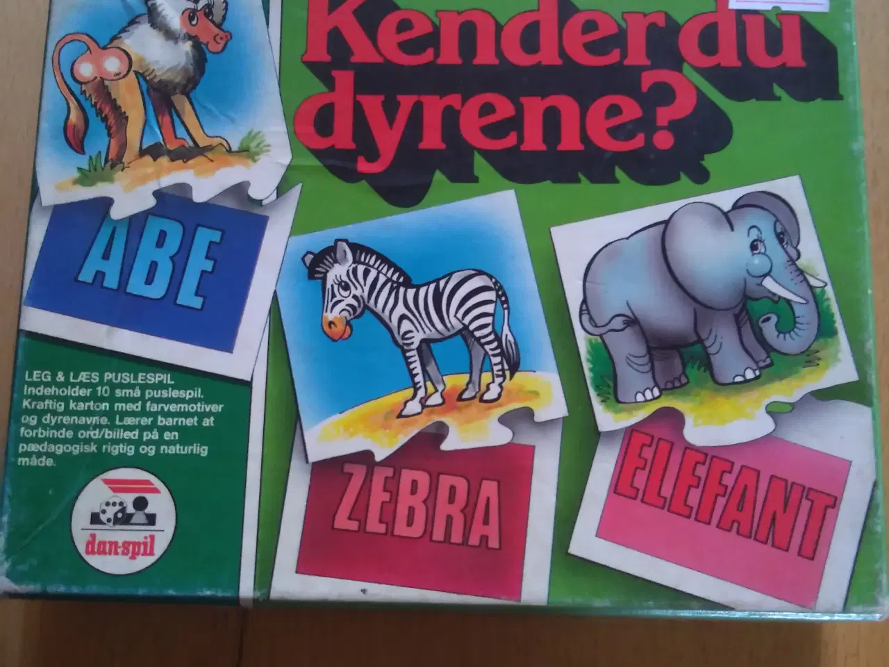 Billede 1 - Kender du dyrene?